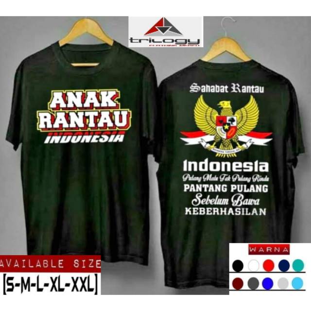 KAOS ANAK RANTAU INDONESIA SAHABAT RANTAU INDONESIA KUALITAS DISTRO