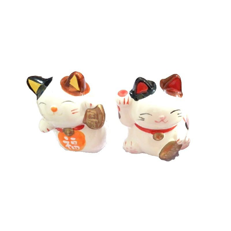 kucing keramik pajangan rumah dekorasi rumah keramik