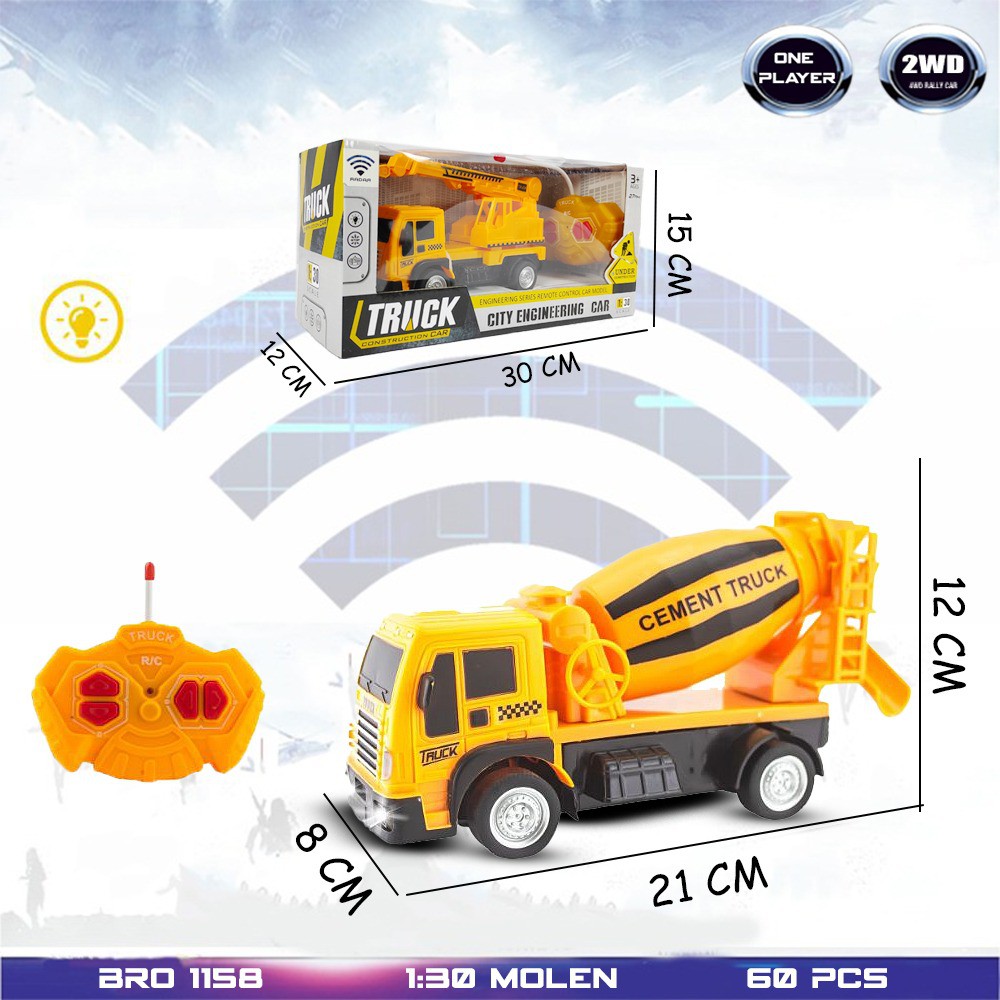 Mobil Remote Control Mainan Anak Mobil Mobilan RC Crane Molen Belko BRO1158