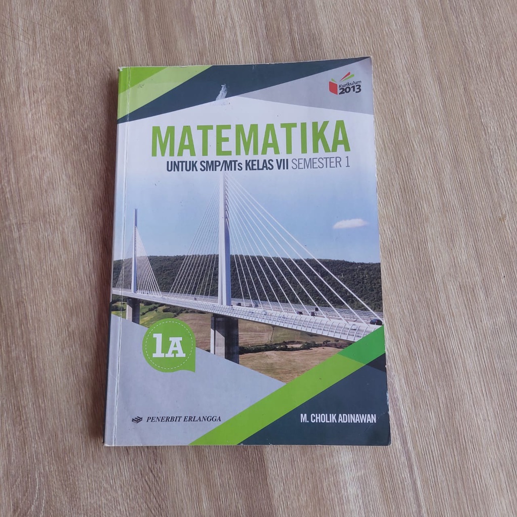 

Buku Matematika Untuk SMP/MYs kelas 7 1A semester 1