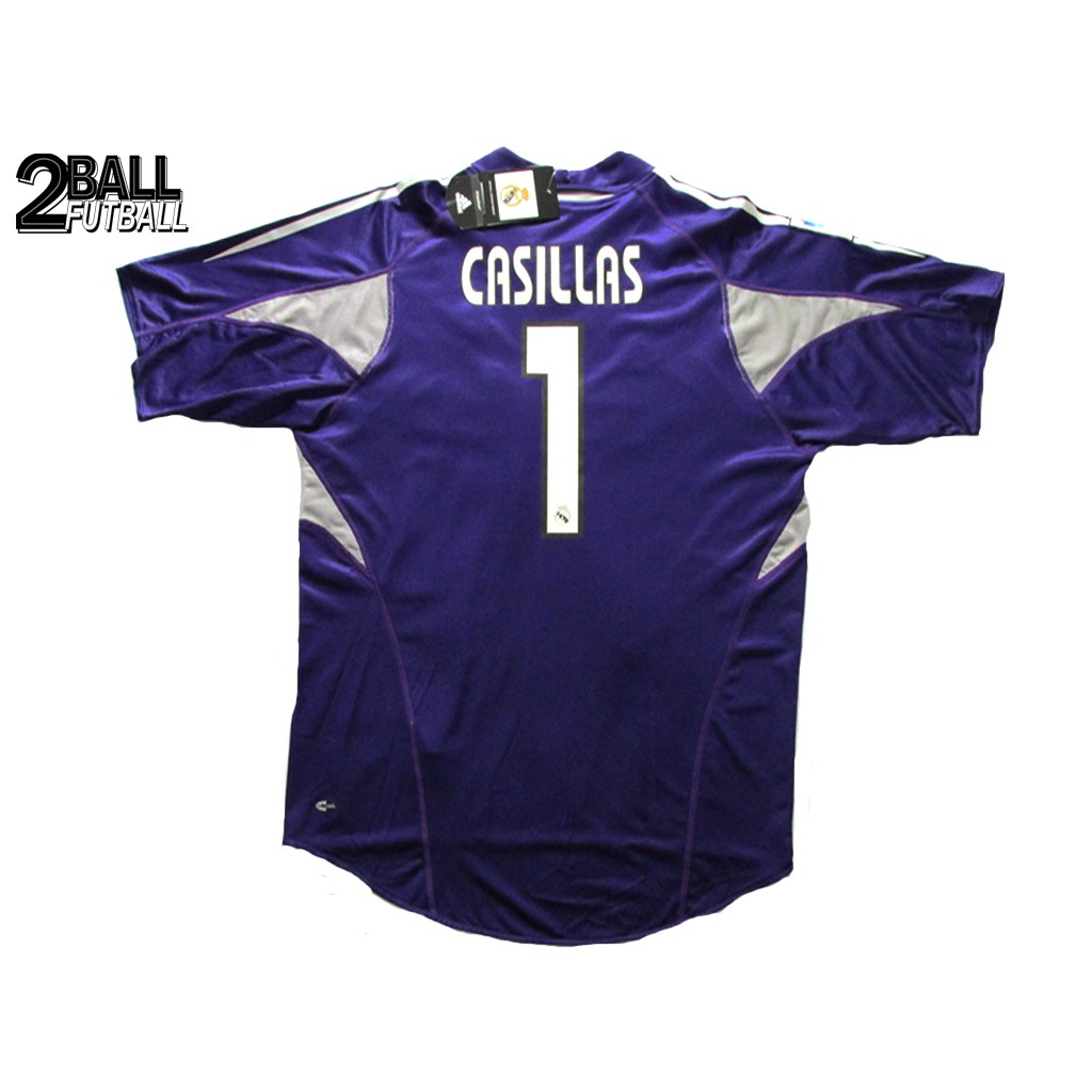 2004-2005 REAL MADRID GK HOME ORIGINAL JERSEY Size S CASILLAS #1