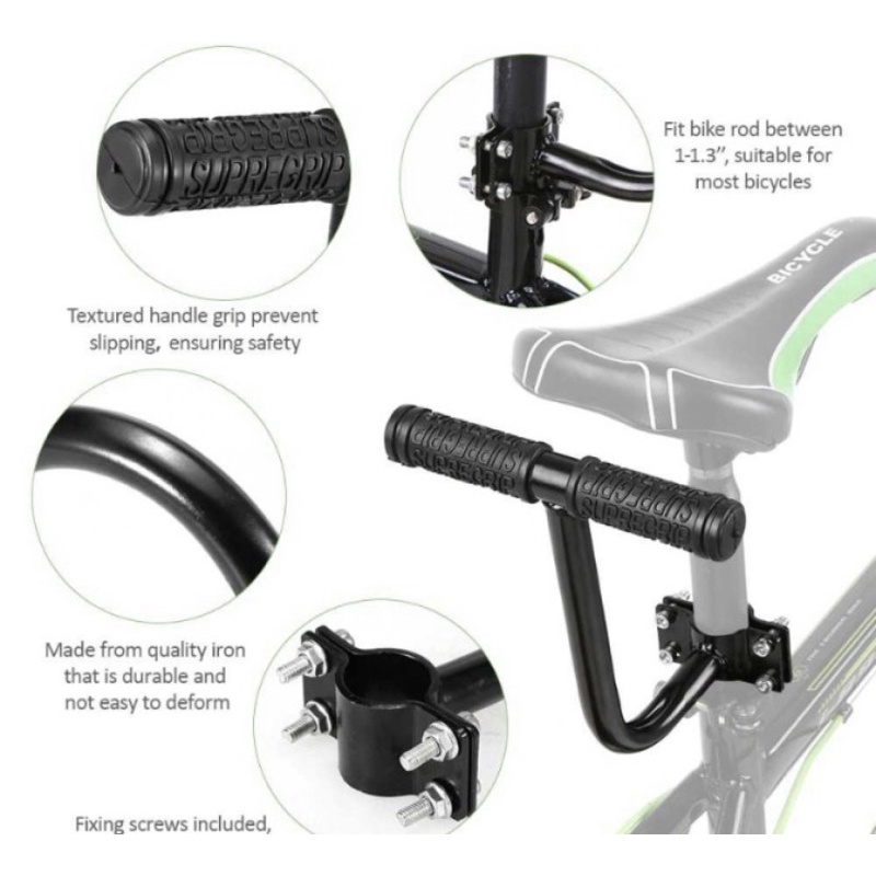 Handle grip gagang belakang jok Sepeda kids bike rod Wside FX12