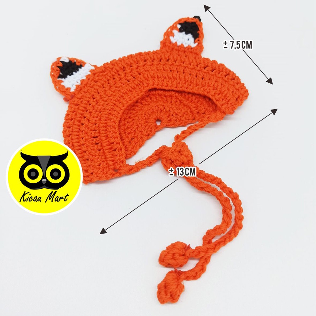 Topi Kucing Anjing Rajut Motif Katak Pet Bucket Hat Crochet Topi Bando Baju Mainan Kucing Aksesoris Kucing Karakter Kodok Topi Kucing Anjing Anabul Kelinci Monyet Crochet SEMPATI