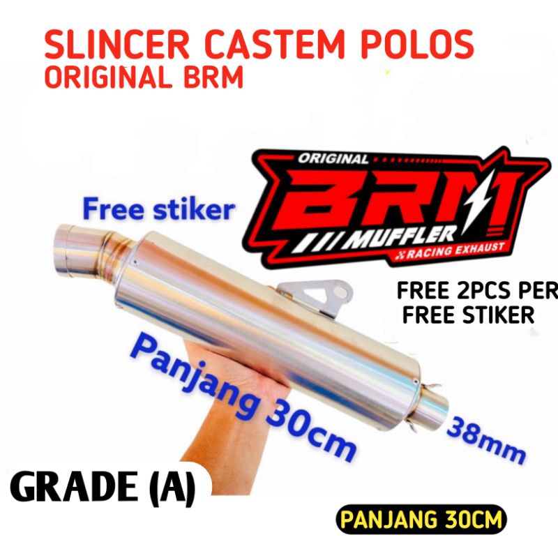 Slincer Slencer Knalpot Kastem ORI BRM model knalpot wrx dpj jrm dos dsm cld