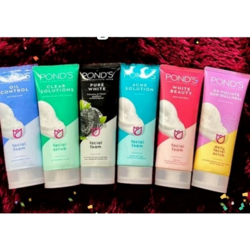 Pond's face wash 100 gram-All varian sabun cuci muka