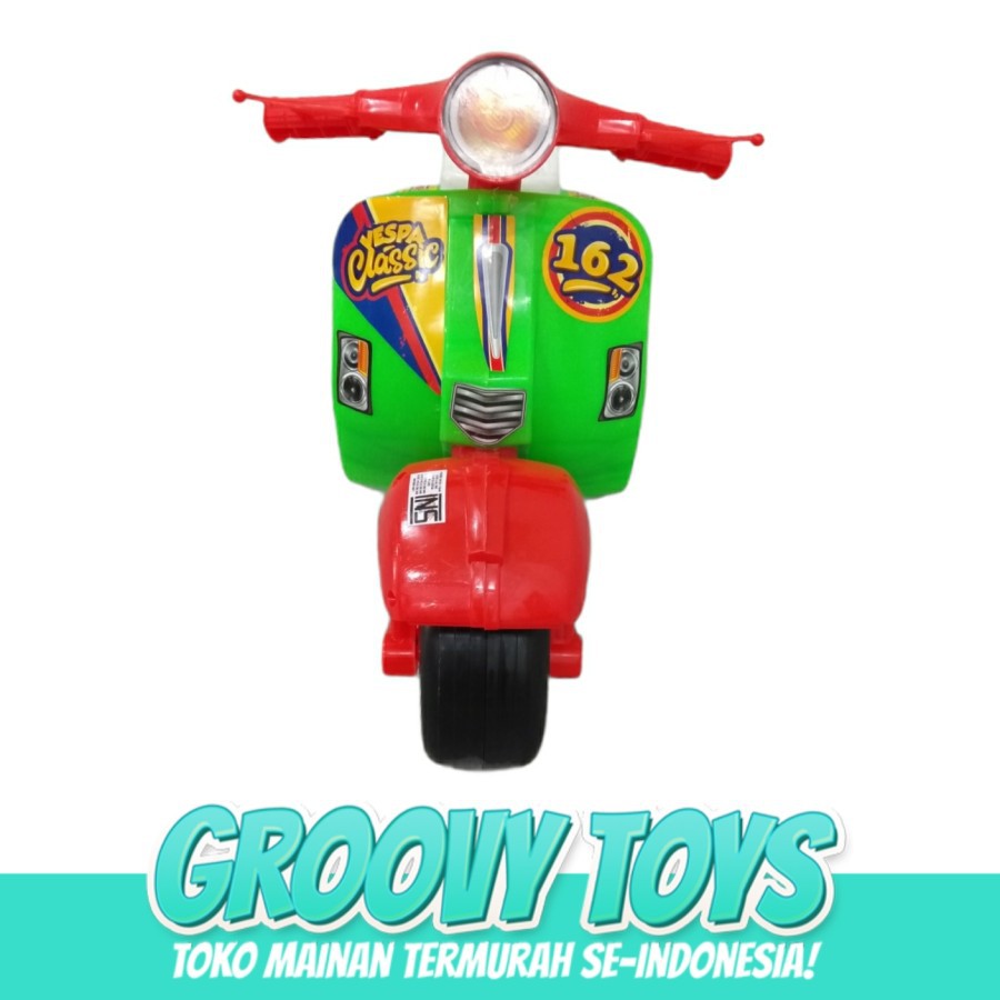 Mainan Anak Motor Vespa Polisi Dorong - VC-162