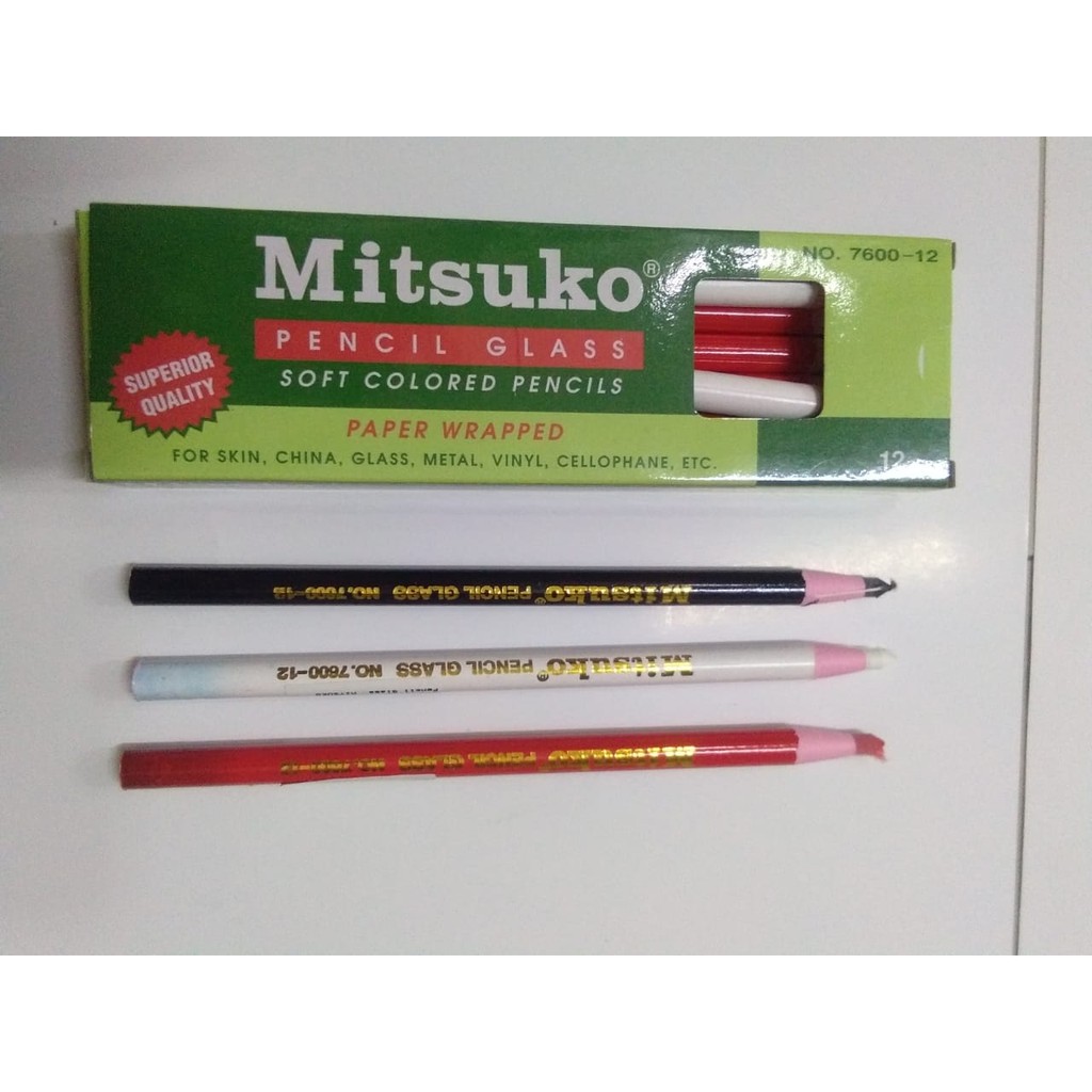 

Pencil Glass MITSUKO Soft Colored Pencils (Superior Quality) pensil kaca