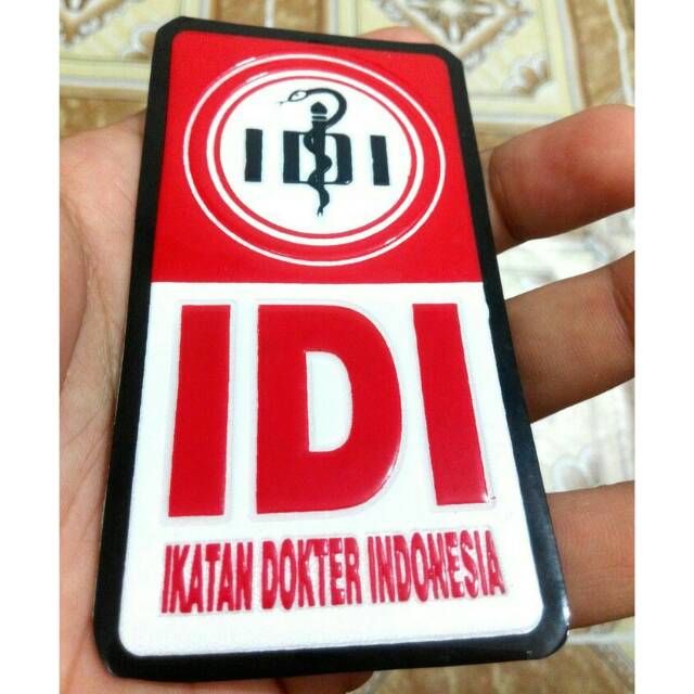 

Stiker idi IDI sticker ikatan dokter Indonesia stiker plat