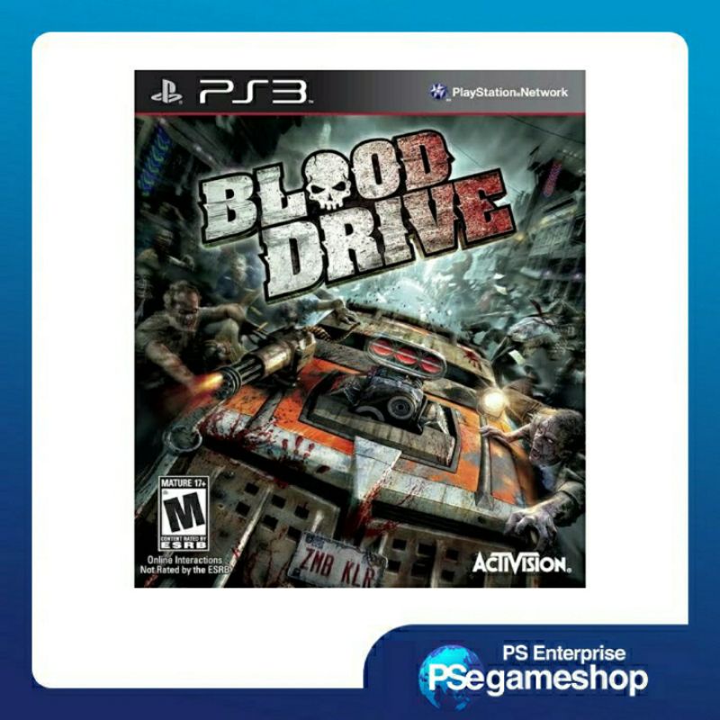 Ps3 Blood Drive - Eng / noseal ( preloved )