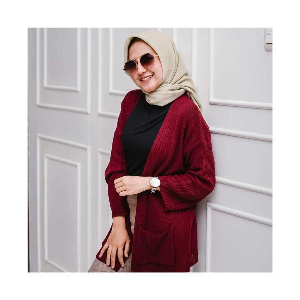 LOOCY CARDIE RAJUT WANITA - SWEATER WANITA - SWEATER RAJUT KNIT-5