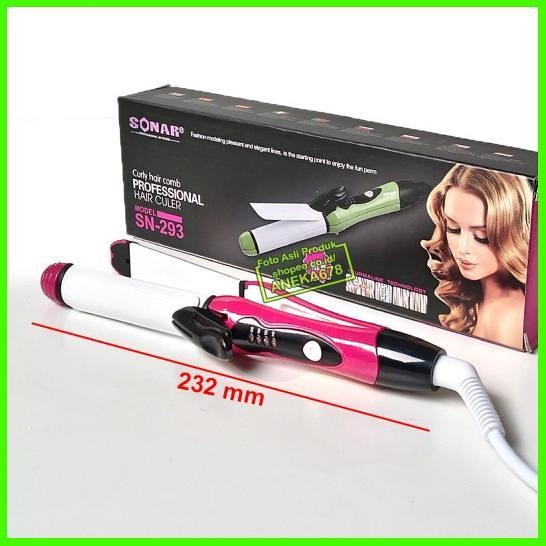 COD SONAR SN-293 CATOKAN CURLY 2in1 ALAT CATOK RAMBUT 2 in 1