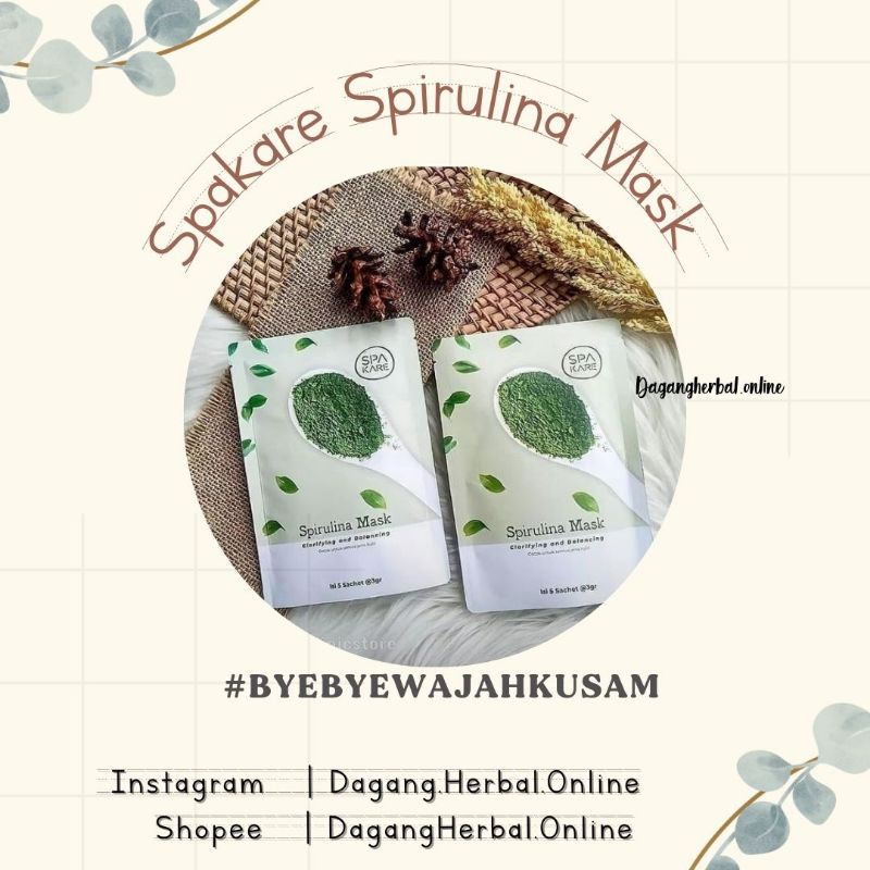 SPAKARE SPIRULINA MASK
