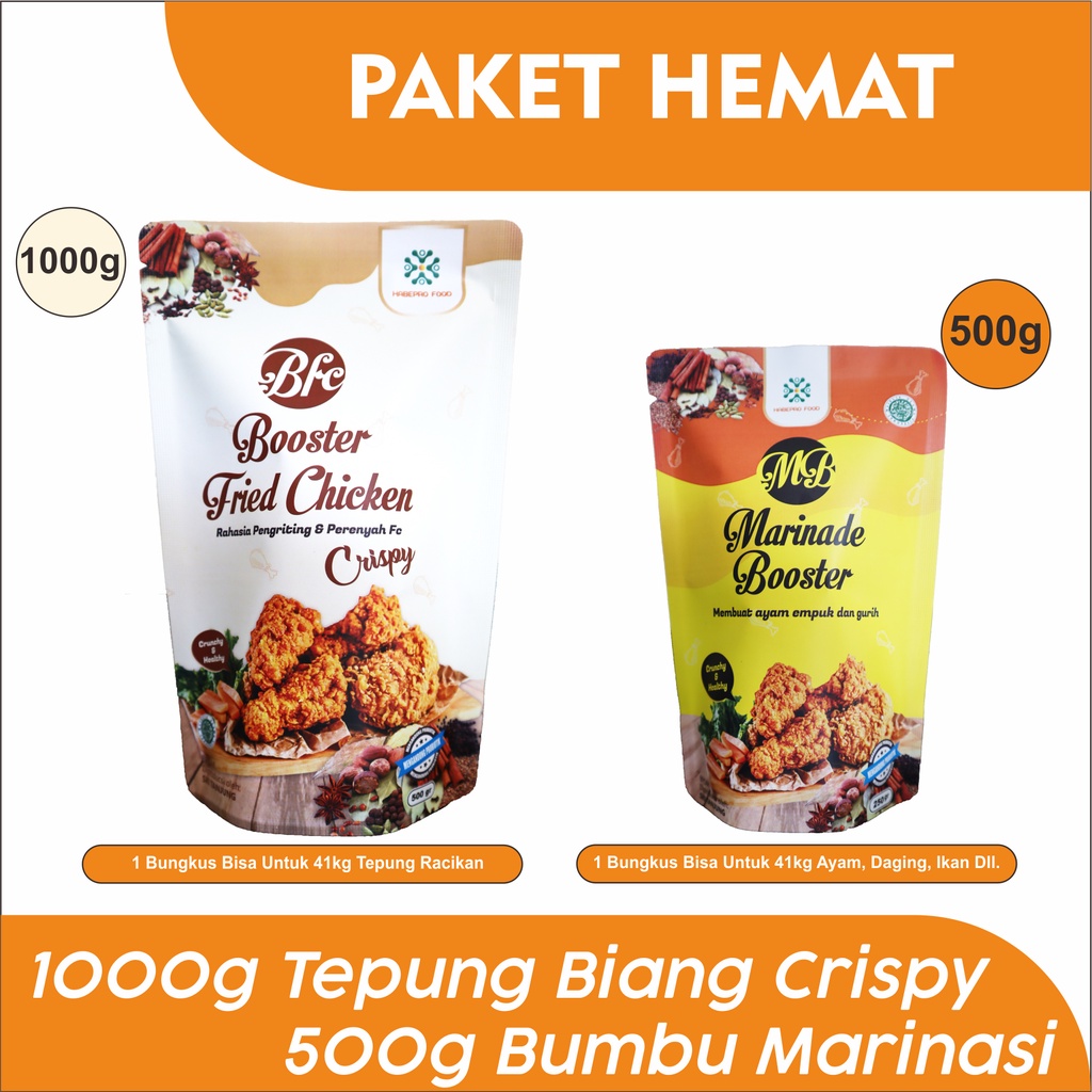 

Tepung Crispy - Krispi ‐ Krispy - Biang Fried Chicken - Tepung Bumbu - PAKET HEMAT