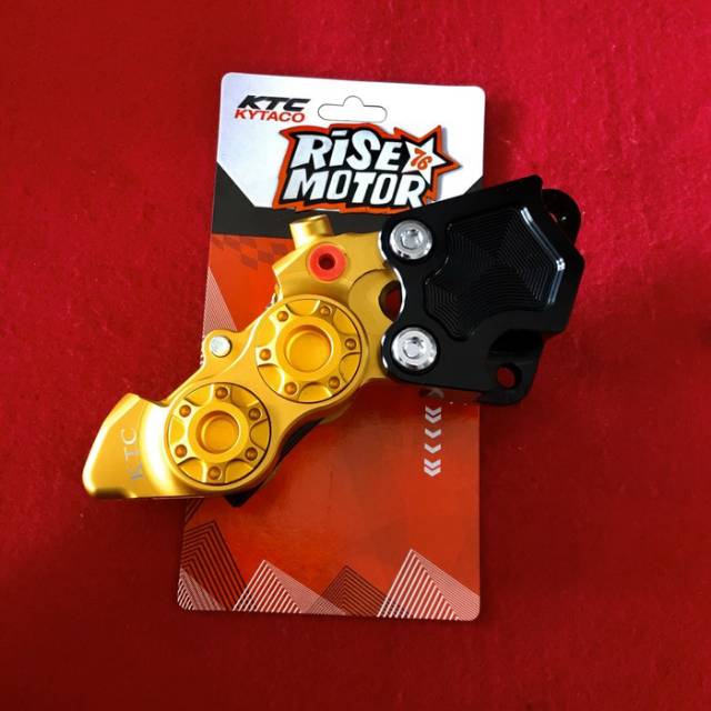 Kaliper Nmax depan Ktc Kytaco 4 piston gold