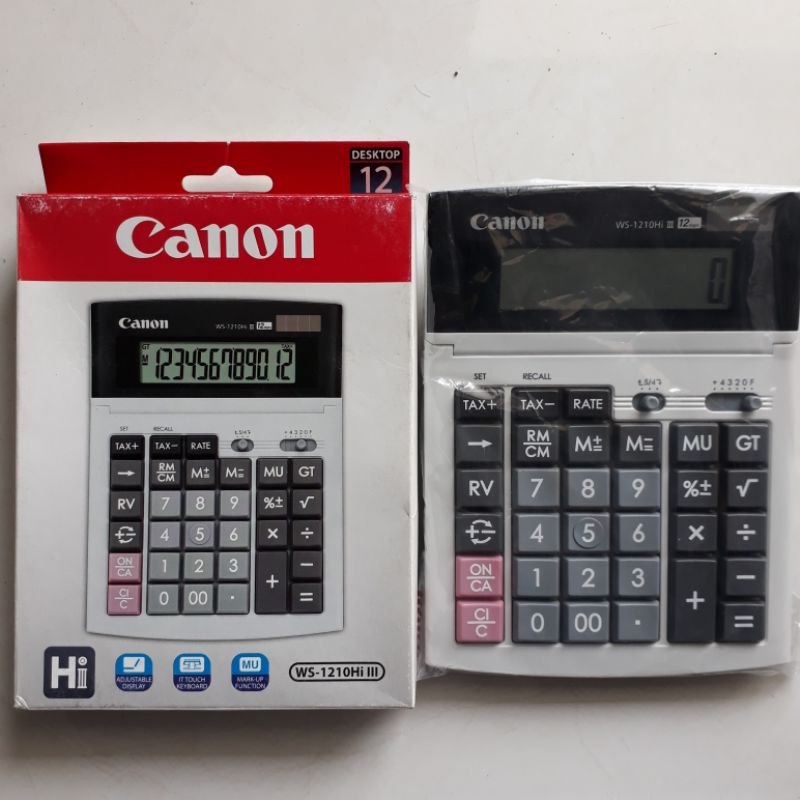 

KALKULATOR WS-1210HI III 12 DIGIT : CANON