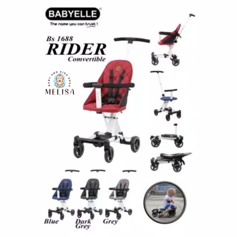 Stroller Baby Rider 1688 Convertible