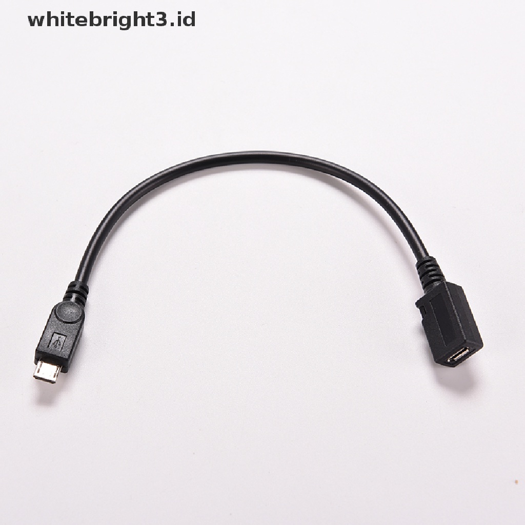 (whitebright3.id) Kabel Adapter Converter Micro USB B Male Female M / F