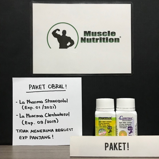 Paketan LaPharma Stanozolol 100 tabs + La Pharma Clenbuterol 100tabs