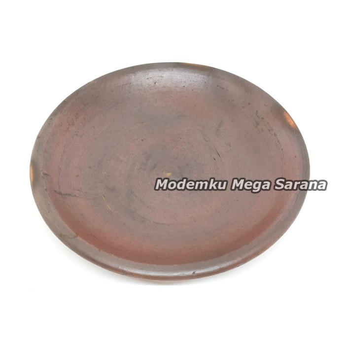 Cobek Tanah Liat Sambal Gami Piring Gerabah Tahan Panas - Diameter 20 cm