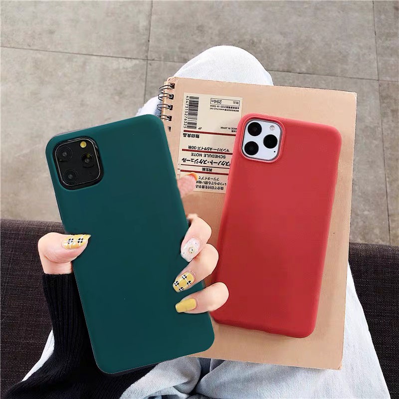 Casing Soft Case TPU Silikon Slim Warna Permen Matte untuk