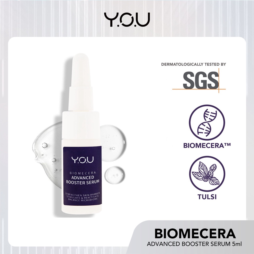 YOU Serum Wajah Biomecera Advanced Booster Serum - Ceramide Skin Barrier Repair 5ml