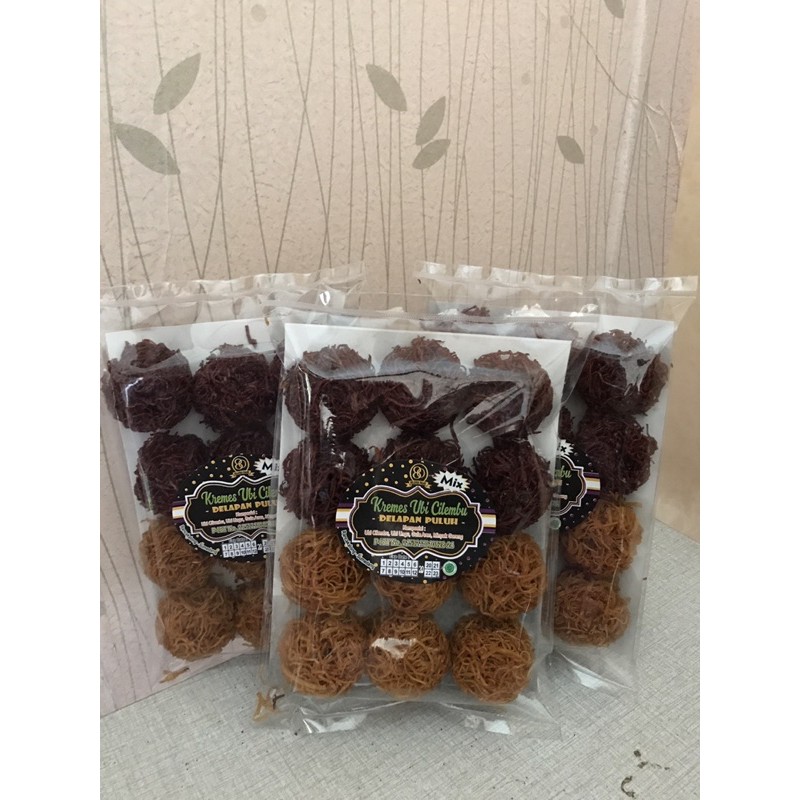 Kremes ubi cilembu DELAPAN PULUH Isi 6 isi 12 isi 24 isi 40