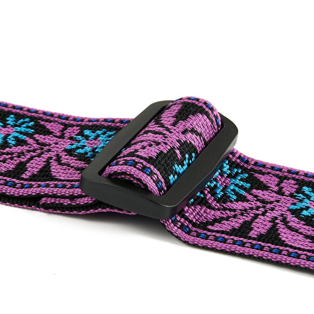 Amumu PET05J Strap Gitar motif Purple Flower