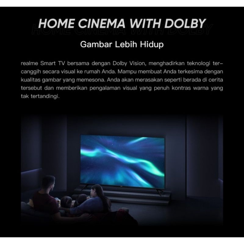 realme Smart TV 43 inch Android TV Garansi Resmi