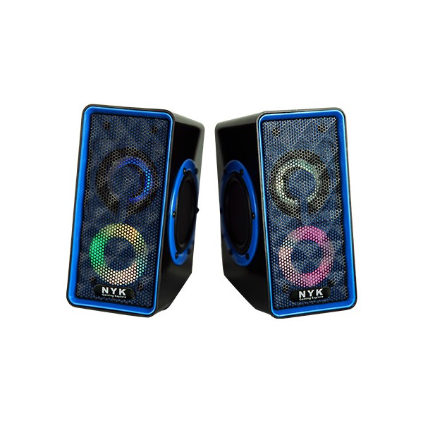 Speaker Gaming NYK Nemesis SPN02 SP-N02 - 3D Sound - Red Blue - Resmi