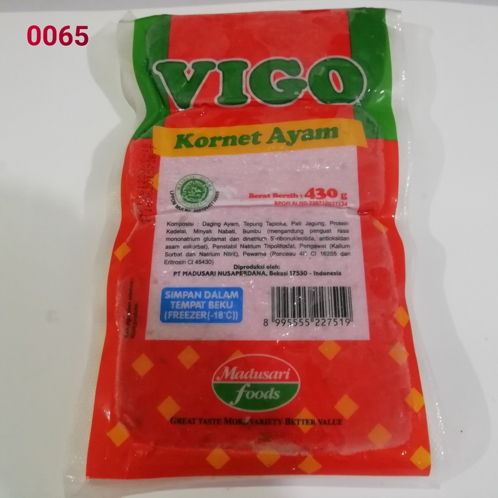 

Frozenfood Kornet ayam Vigo PROMO murah 430gr | Frozenfood Bandung