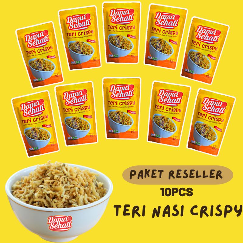 

Paket Usaha Teri Nasi Crispy 10pcs // BEST SELLER