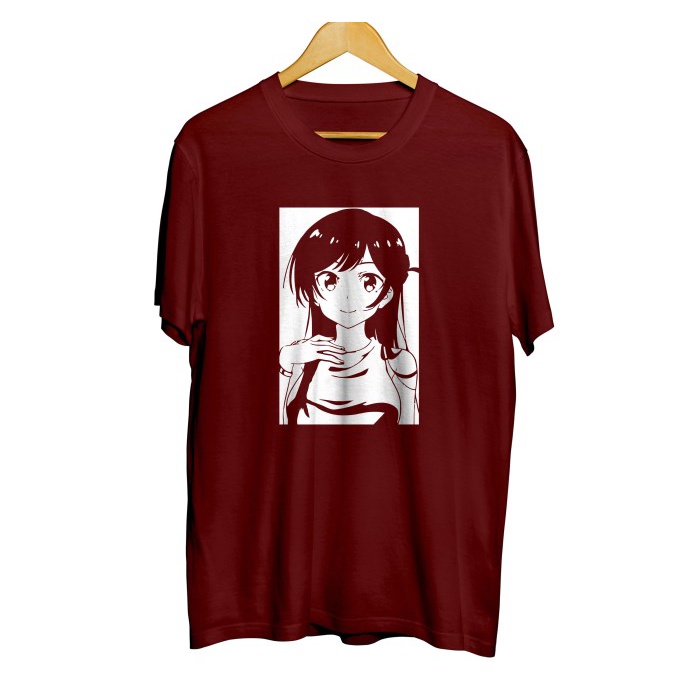 Kaos distro anime MIZUHARA CHIZURU-KANOJO OKARISHIMASU