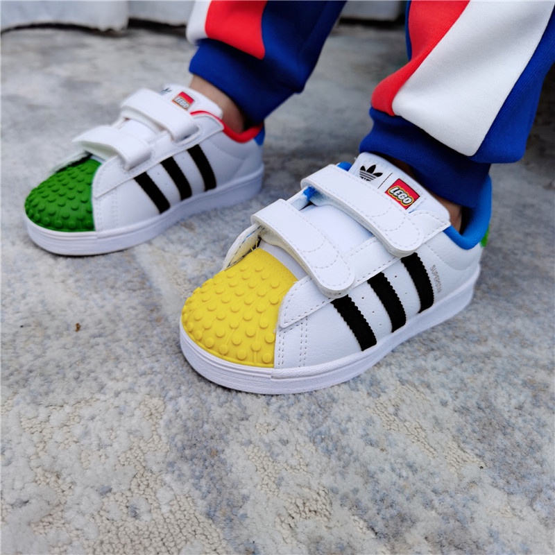 Sepatu Adidas Superstar 360 X Lego Kids / Sepatu Anak / sepatu kets strap / Sneakers / Sneaker kids / lego strap shoes / Sepatu Adidas Anak / Adidas Lego / Adidas Kids / Sneaker Anak / Adidas Superstar Anak / Adidas Superstar Kids / Sepatu Anak laki laki