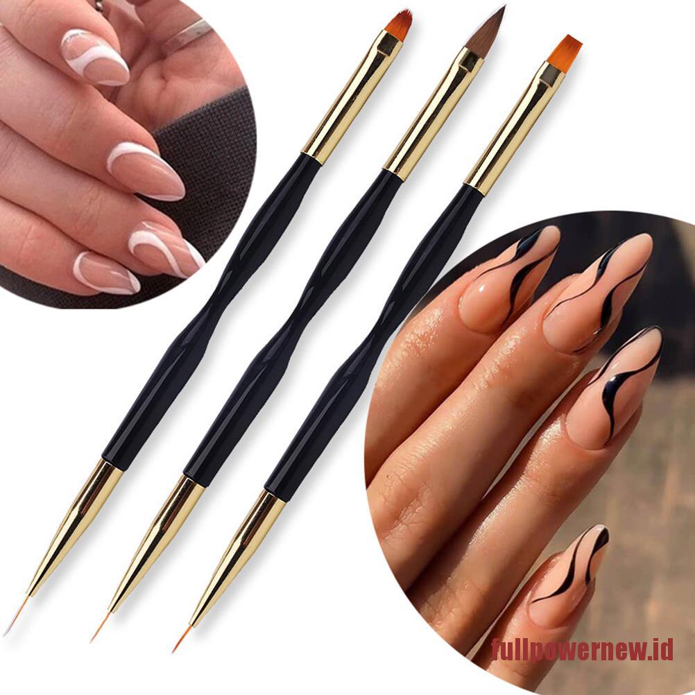 Brush Nail Art Uv Gel Ultra Tipis Untuk Manicure