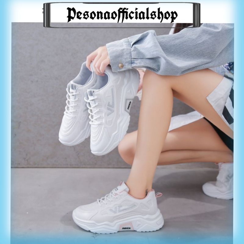 COD POS F-7 Sepatu Sneakers Wanita Premium Korea Style Sepatu Sport Wanita