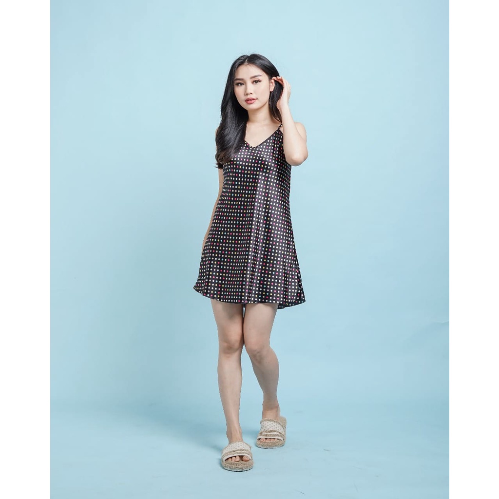 DASTER SATIN DEWASA / SEXY SINGLET/ LINGERIE / BAHAN SATIN IMPORT MOTIF part 3