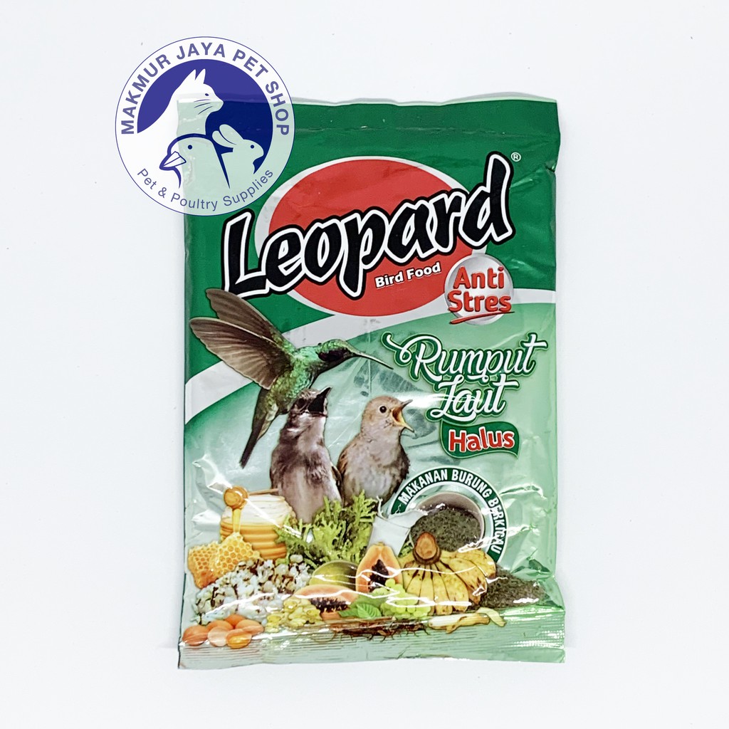 Leopard Pakan Burung Rumput Laut / Seaweed Anti Stress