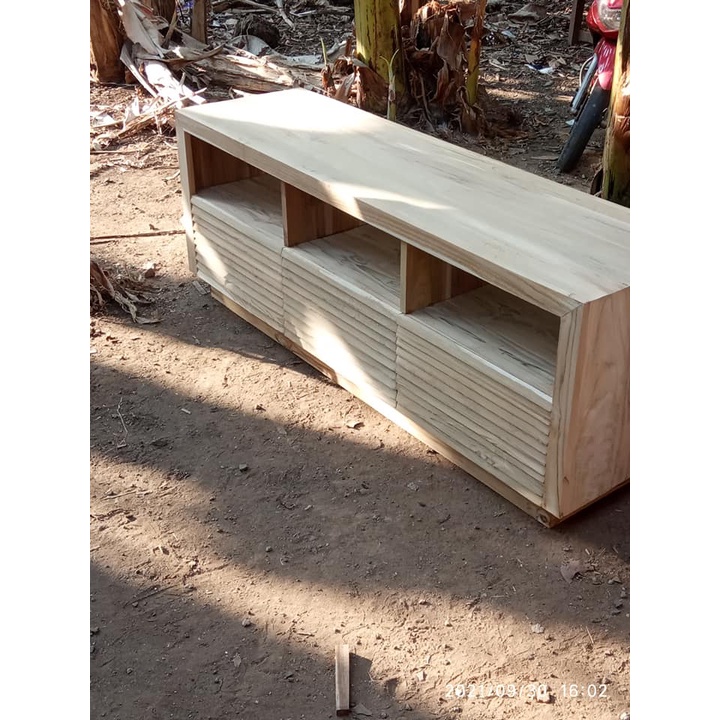 11MDF002 BUFET JATI ANTIK BAHAN KAYU JATI JEPARA