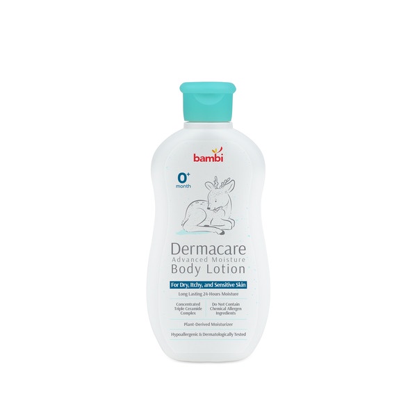 BAMBI BABY DERMACARE ADVANCED MOISTURE BODY LOTION 200ML