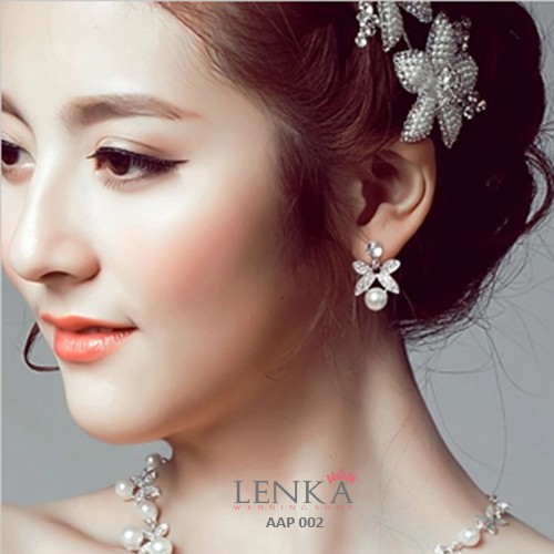 [PRODUK TERLARIS] ANTING PENGANTIN PESTA AKSESORIS WANITA WEDDING BRIDAL AAP002