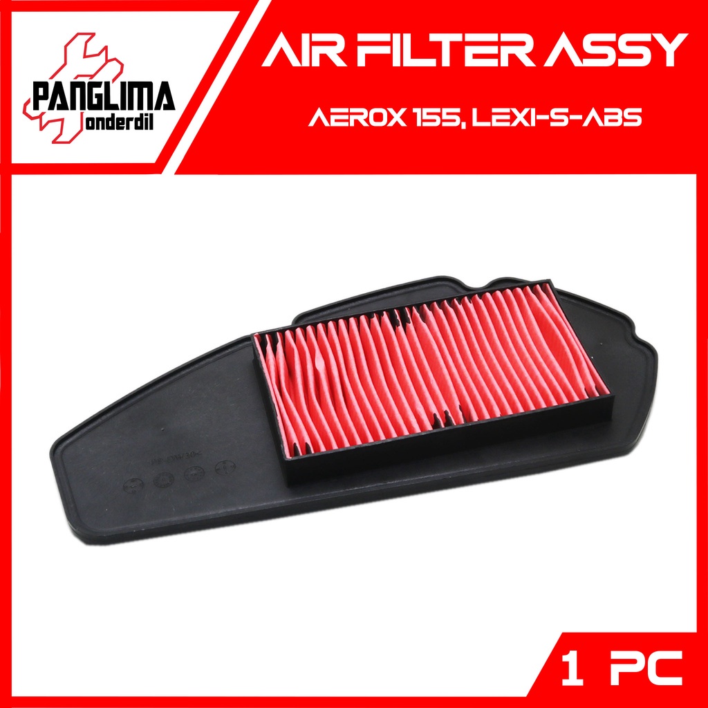 Filter Udara Aerox 155 &amp; Lexi-S-ABS Saringan-Busa Hawa-Air Assy