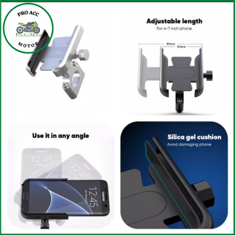 holder HP HANDPHONE GPS motor ADV PCX BEETSTREET VIXION DLL (COD)