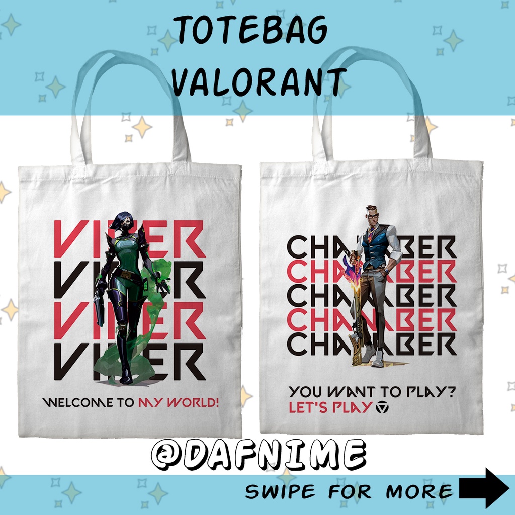 TOTEBAG VALORANT AGENT