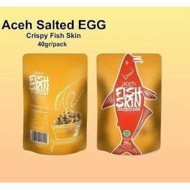 

Promo!! Fish Skin Salted egg Aceh 40 Gr Gram 100 % Halal Mirip Irvins