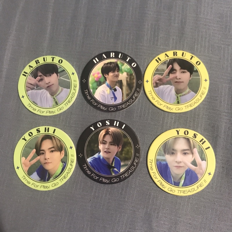 Treasure Official MD Tmatch Round Card Yoshi & Haruto