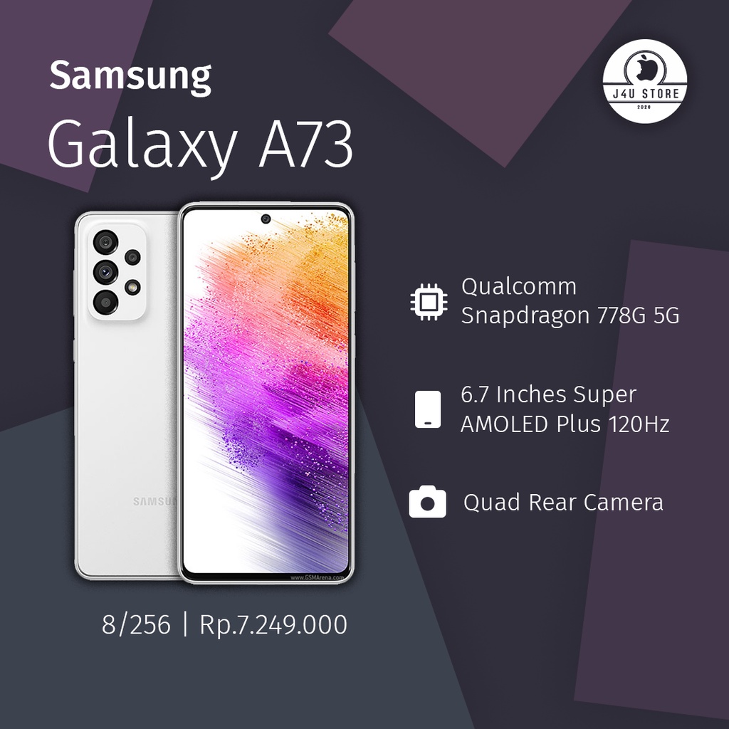Samsung A73 5G 8/256GB Second Fullset