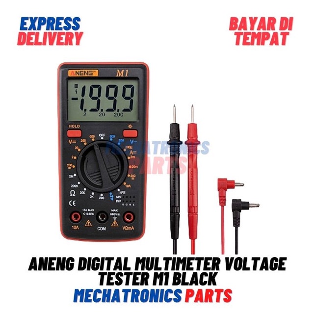 [5665] ANENG Digital Multimeter Voltage Tester M1 Black