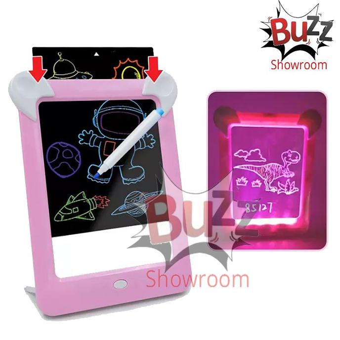 

Magic Drawing Board Led Pad Mainan Papan Tulis Belajar Anak