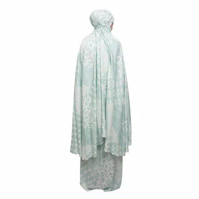 Mukena Tazbiya BATIK PARANG GREEN