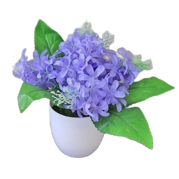 MOGYMOGY PT21 Pot Tanaman Hias Bunga Hias Plastik Ornamen Pot Bongsai Artificial Flower Decoration